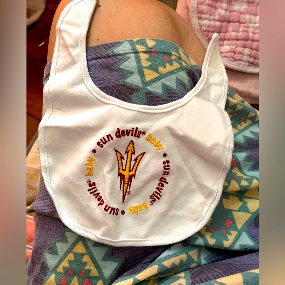 ASU baby bib